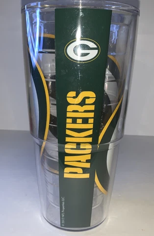 Tervis NFL Green Bay Packers 24 Oz Multicolored BPA Free-Tumbler without Lid Cover