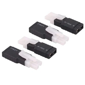 4pcs Tamiya to TRX Adapter Female Male Plug RC ESC Battery Charger Connector - Picture 1 of 6