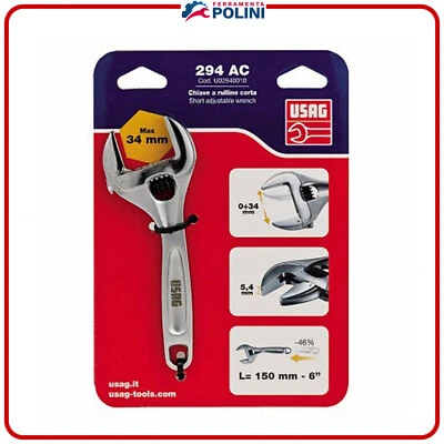 USAG 294 AC CHIAVE REGOLABILE A RULLINO CORTA - Immagine 1 di 2