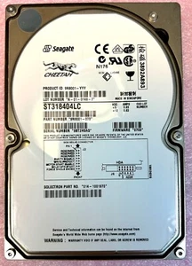 Seagate ST318404LC, 18GB, 10K, 80 Pin, 3.5" Enterprise Hard Drive *NEW OPEN BOX* - Picture 1 of 10