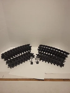Ez-Tec North Coastal Express #36911 Gauge Train Tracks, Curved + Straight + Sign - Picture 1 of 12