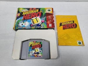 Bomberman Hero N64 Near Complete *Tested* SEE PICTURES  - Picture 1 of 9