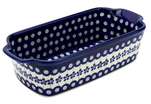 Polish Pottery Market Non-Stick Loaf Baker by Zaklady Boleslawiec 1.25 Quarts - Picture 1 of 5