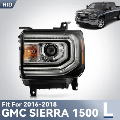 HID/Xenon Headlight 2016 2017 2018 GMC Sierra 1500 Projector Type Driver Side - Image 1 of 4