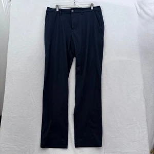 Lululemon Chino Pants Mens 32x30 Blue ABC Classic Fit 5 Pocket Warpstreme - Picture 1 of 11