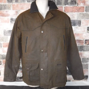 OUTBACK TRADING COMPANY PATHFINDER JACKET OILSKIN MEN'S SIZE MEDIUM L@@K - Picture 1 of 5