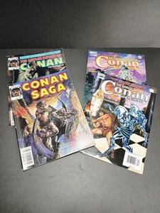 Vtg 1990's Marvel Conan Saga & The Savage Sword of Conan Comic Books=Good cond. - Picture 1 of 19