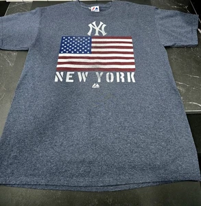 De Colección Majestic New York Yankees #13 Rodríguez Bandera Americana EE. UU. - Adulto Grande - Imagen 1 de 5