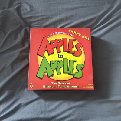 Apples to Apples comparison card game in a party tin ages 12+ MATTEL, new  - Image 1 of 3