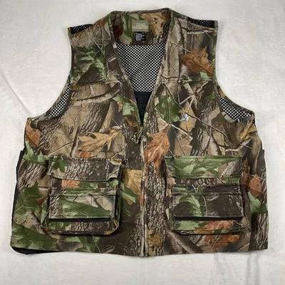 Quail Unlimited Dove Hunter Vest Mens XL Realtree Camo Shotgun Shell Cargo Buck - Image 1 of 4