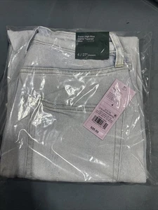 Pantalones de mezclilla cónicos de tiro súper alto para mujer - Wild Fable - lavado ultra ligero talla 4 nuevos - Imagen 1 de 4