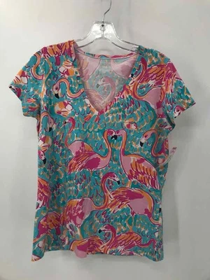 Camiseta estampada Lilly Pulitzer azul talla mediana de segunda mano Foto 1 de 2