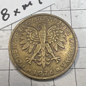 Moneda de colección Polonia 1976 2 Zlotys Zlotych - Envío gratuito - Buen estado - Imagen 1 de 5