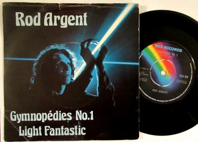 Rod Argent ‎  Gymnopédies No. 1 / Light Fantastic. 45T UK  Synth  1977 - Photo 1/2