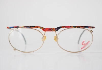 Vintage Carrera eyeglasses 90s multi color made in austria 5780 new old stock - Image 1 of 4