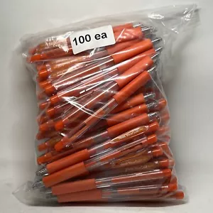 NEW Pentel WOW! Retractable Gel Pen Medium 0.7mm BULK 100 pcs K437-F Orange ink - Picture 1 of 5