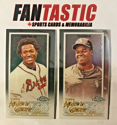 2020 Topps Allen & Ginter CHROME Mini YOU PICK #1-300 inc RC etc. - Image 1 of 2