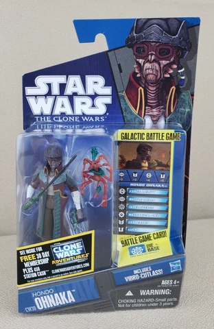 Star Wars HONDO OHNAKA CW39 The Clone Wars Galactic Battle Game SEALED PKGDSTRS Cover