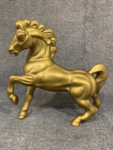 Horse Stallion Figure Wall's Ceramic Japan Vintage Gold Color Please Read - Picture 1 of 12