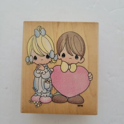 Dear Valentine Mounted Rubber Stamp Precious Moments Stampendous UV014 - Image 1 of 2