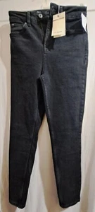 Ted Baker Black Skinny High Rise Size 25 Washed Jeans NWT £95 RRP - Picture 1 of 10