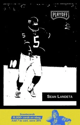 1993 Playoff Sean Landeta card #113 New York Giants - Image 1 of 2