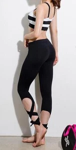 Active Wear Dance Yoga Gym Fitness Sport Running 3/4 Pants Tights Womens  #15 - Picture 1 of 5