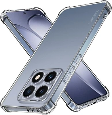 EF.GLOBE-TRADING Coque Etui Housse Silicone pour Xiaomi 15 Pro 14T 13T Pro 12T 11T Pro 12x Ultra