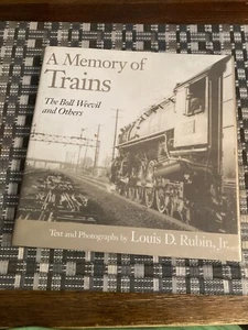 A Memory of Trains: The Boll Weevil and Others de Louis Rubin, tapa dura con DJ - Imagen 1 de 10