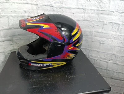 Casco de motocicleta deportivo Bieffe visera Italia DE COLECCIÓN - retro Foto 1 de 4