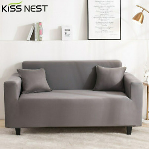 Double-Sided Elastic Sofa Cover Living Room 1-4 Seater L Shape Adjustable Covers