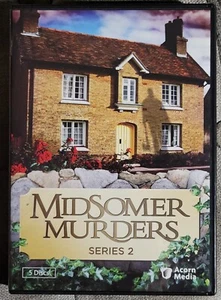 MIDSOMER MURDERS Season Series 2 (1999) DVD 5-Disc Set ITV British Mystery ACORN - Imagen 1 de 5