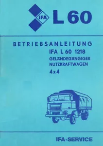 301151 manuale d'uso manuale d'uso IFA L 60 1218 4x4 camion - Foto 1 di 4