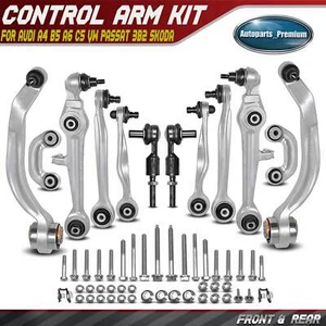 12pcs Control Arm Ball Joint Tie Rod Sway Bar Link Kit for Audi A4 A6 S4 Passat - Picture 1 of 10