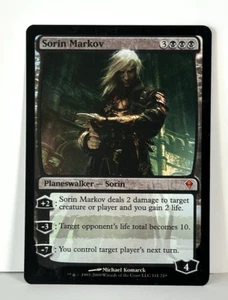 Sorin Markov FOIL Planeswalker MTG Zendikar Black Mythic Rare 111/249 - Bild 1 von 1