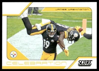 2021 Score James Washington C1 Celebration Pittsburgh Steelers - Image 1 of 2