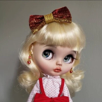 Clip de pelo para muñeca brillo moño de pelo Blythe pullip arco iris sombra alta alta alta Foto 1 de 4