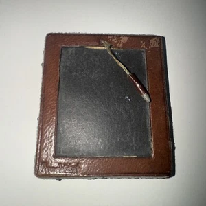 Antique European Pin Wheel in shape of blackboard/slate with working pencil - VG - Picture 1 of 3