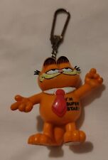 Vintage Garfield Figure Bully W Germany I'm Super Star Keyring 