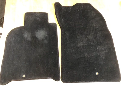 Used 1995-1998 Porsche Carrera 911 993 Black Lloyd Velourtex Front Floor Mat Set - Image 1 of 4