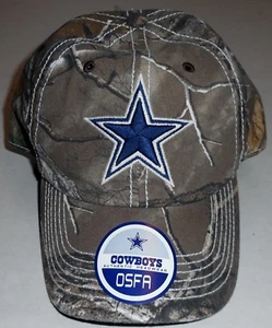DALLAS COWBOYS AUTHENTIC HEADWEAR OSFA MEN'S HAT CAP ONE SIZE CAMO NWT 2018 - Picture 1 of 3