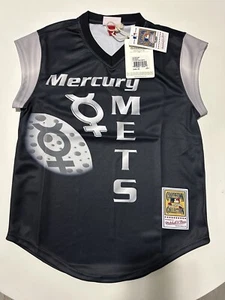 Mitchell & Ness 1999 TATC New York Mercury Mets Mike Piazza Jersey Sz 36 small - Picture 1 of 13
