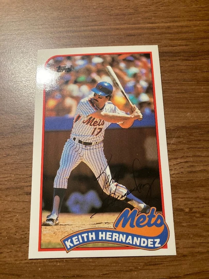 1989 Topps Baseball Talk/LJN #48 Keith Hernandez Mets - Image 1 of 1