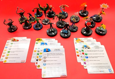 Heroclix - Spider-Man, Doc Oc, Iron Man, Thor, Daemonite, Manta Negra, Brainiac Foto 1 de 4