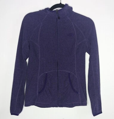 Sudadera con capucha The North Face para mujer talla S púrpura polar con cremallera Foto 1 de 4
