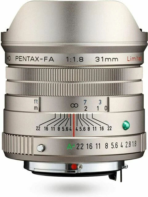 HD Pentax-FA 31mm f/1.8 Limited Wide Angle Lens - Silver (K Mount)