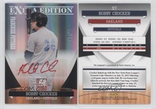 2011 Donruss Elite Extra Edition Red Ink /25 Bobby Crocker #97 Auto