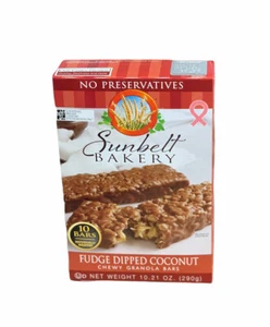 Sunbelt Bakery Fudge Dipped Coconut Chewy Granola Bars 10,21 oz - 10 Riegel / Packung - Bild 1 von 6