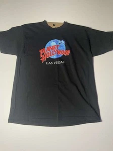 Vintage Planet Hollywood Las Vegas Graphic T Shirt Size Medium Rare 90s - Picture 1 of 4