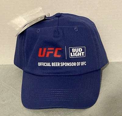 UFC/Bud Light Cerveza Oficial de UFC OCTAGON Correa Ajustable Algodón Gorra NUEVO Foto 1 de 4